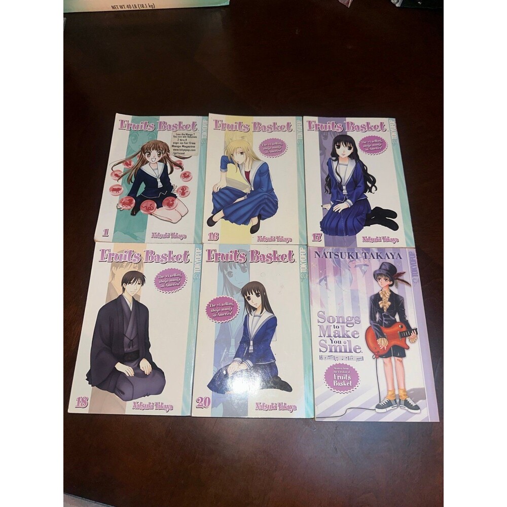 Fruits Basket Original Manga (Incomplete)Volumes 1, 16-18, 20 +1 Extra by Author